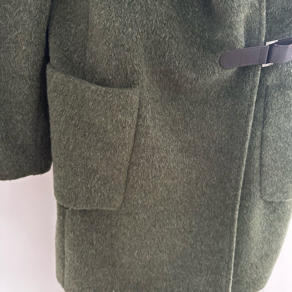 Lauren by Ralph Lauren Wool Hooded Wrap Jacket - Picture 7 of 12